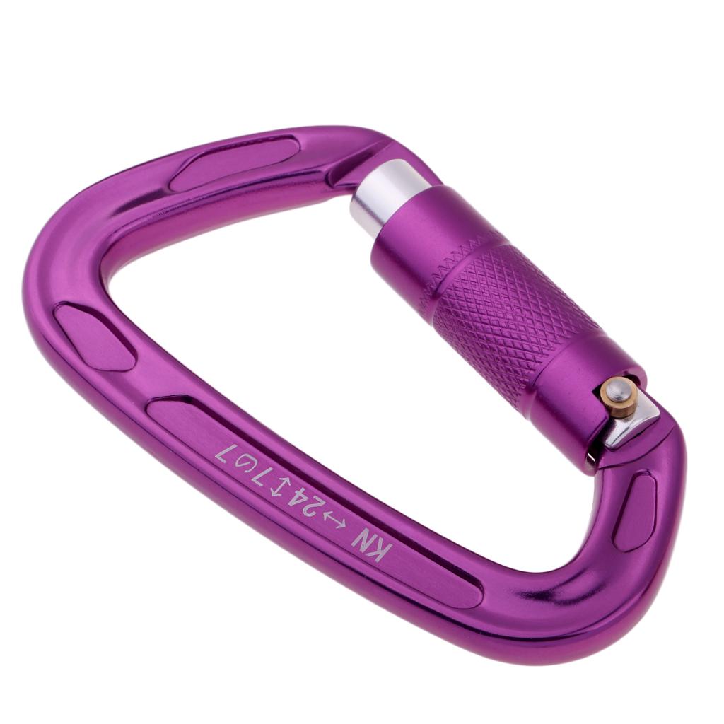 Carabiner Khóa Tự động 24KN Carabiner để Leo Núi