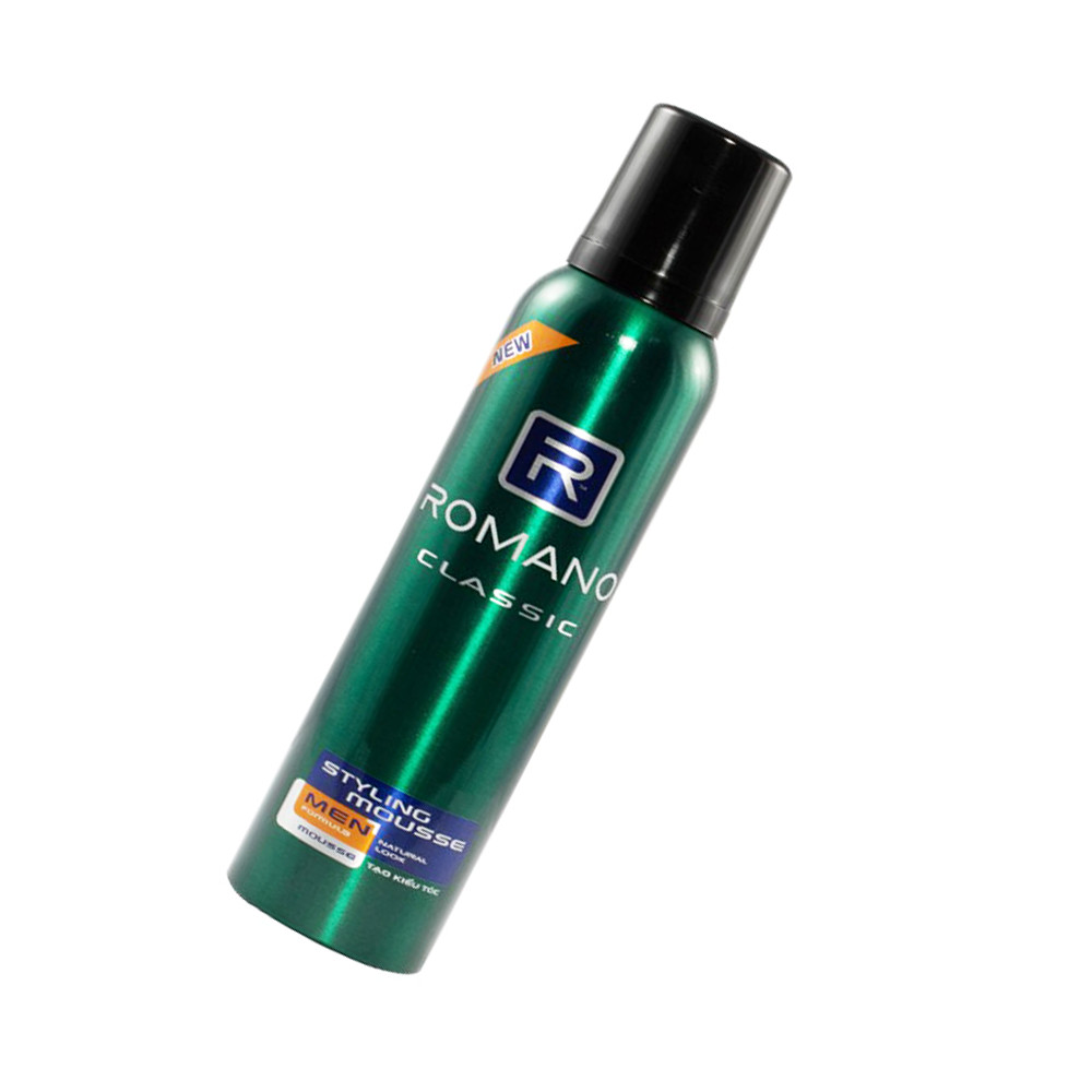 Mousse tạo kiểu tóc nam Romano Classic 175g
