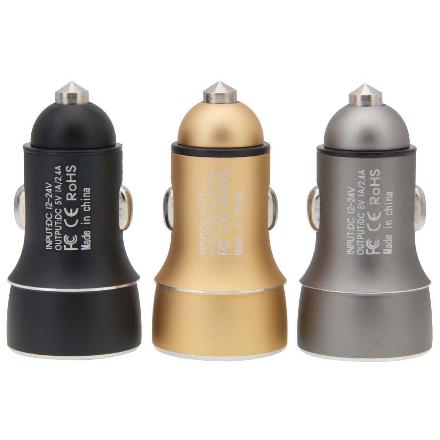 Bộ sạc ô tô Bộ điều hợp kép USB DC 5V 2.4A để sạc điện thoại cho điện thoại di động chất lượng cao 50 %