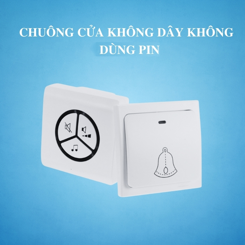 Chuông Cửa Chống Nước Không Dây Báo Khách Thông Minh