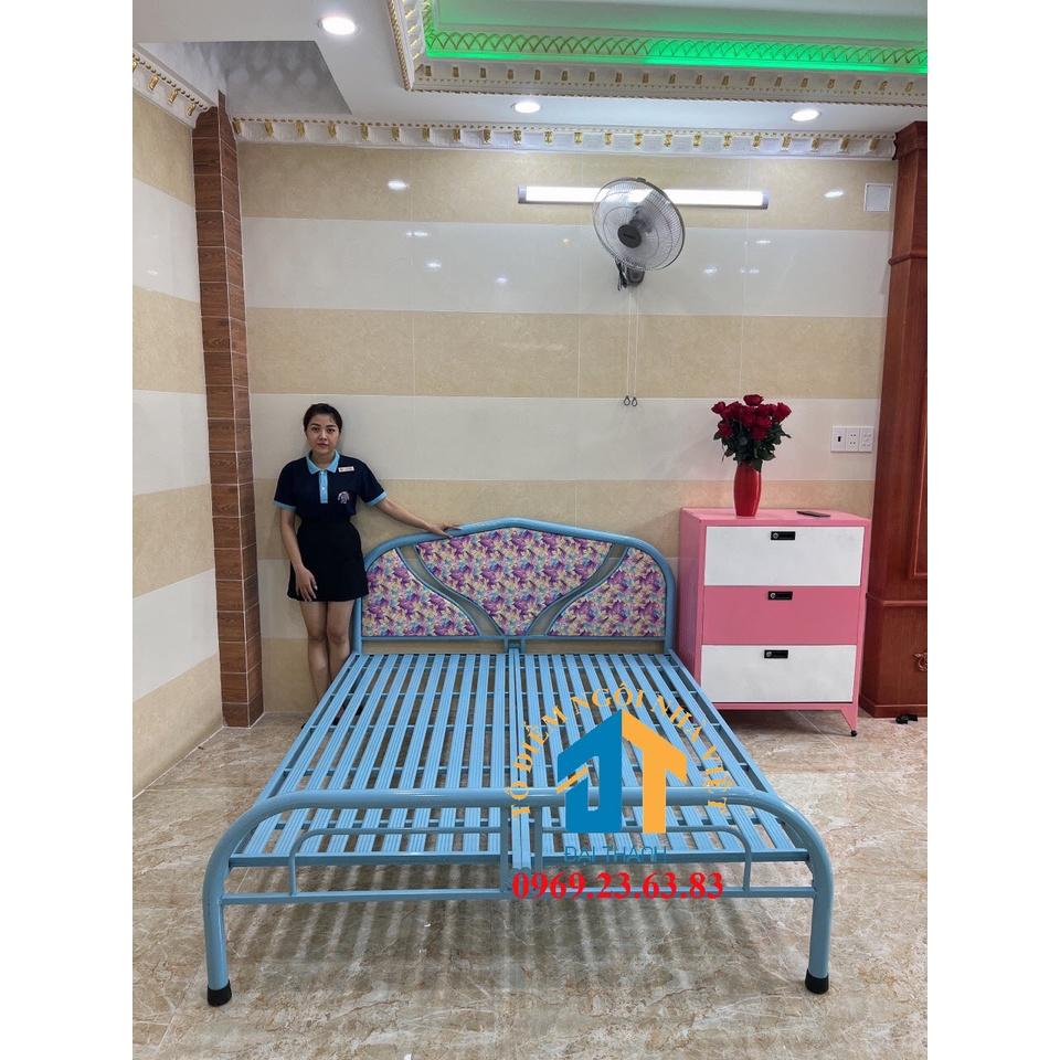 Giường ngủ sắt ngang 1m8 dài 2m – GS13