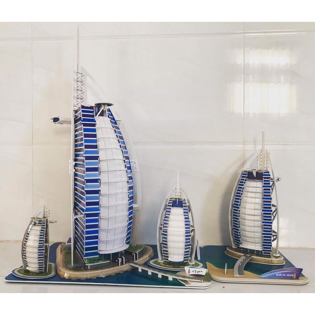 Mô hình giấy 3D - Khách sạn Burj Al Arab - Dubai (C065h)