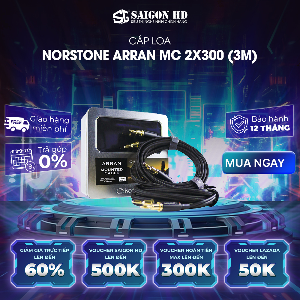 Cáp NORSTONE Arran Cable RCA Sub 300 - Hàng chính hãng, giá tốt