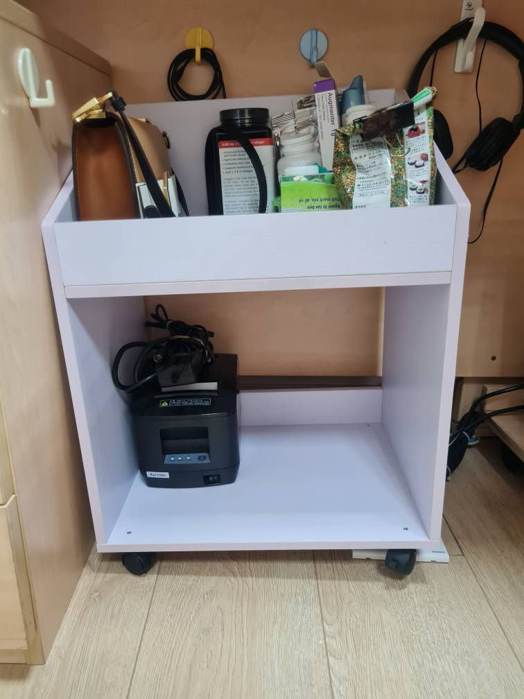 Kệ Gỗ Bánh Xe Để Đồ Đa Năng Di Chuyển Dễ Dàng Nhiều Tầng - AP190