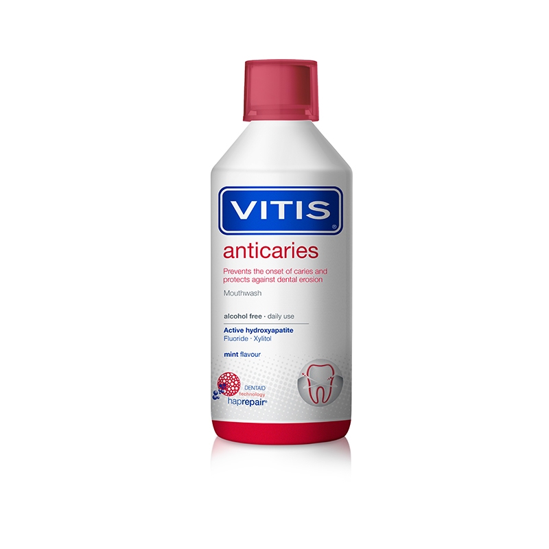 Nước súc miệng ngăn ngừa sâu răng Vitis Anticaries 500ml
