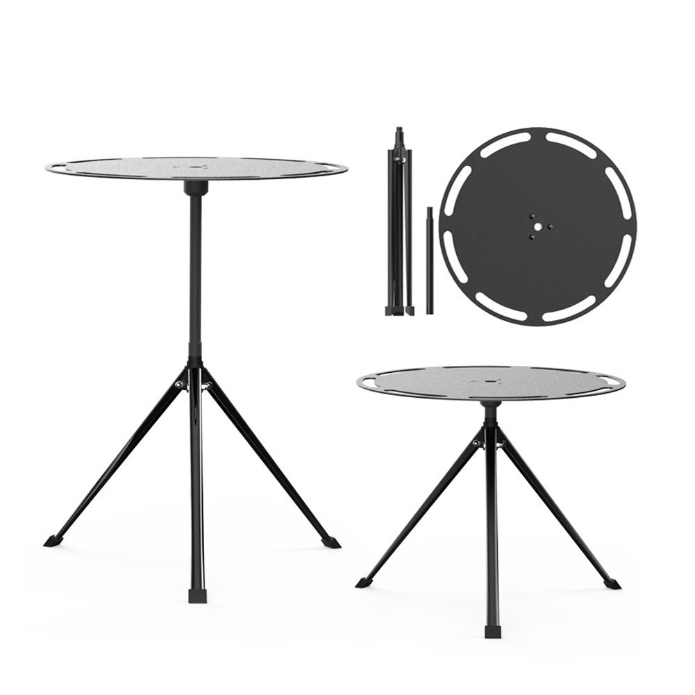 Outdoor Camping Aluminum Alloy Tripod Portable Barbecue Folding Table Multifunction Height Adjustable Desktop