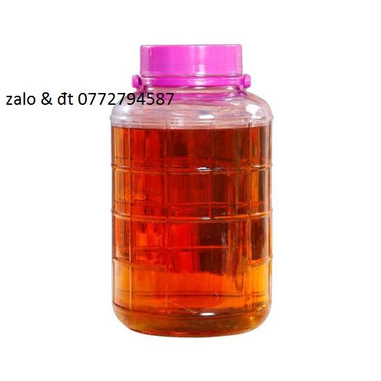 Bình Ngâm Rượu Thủy Tinh Quai Xách Không Van 2L