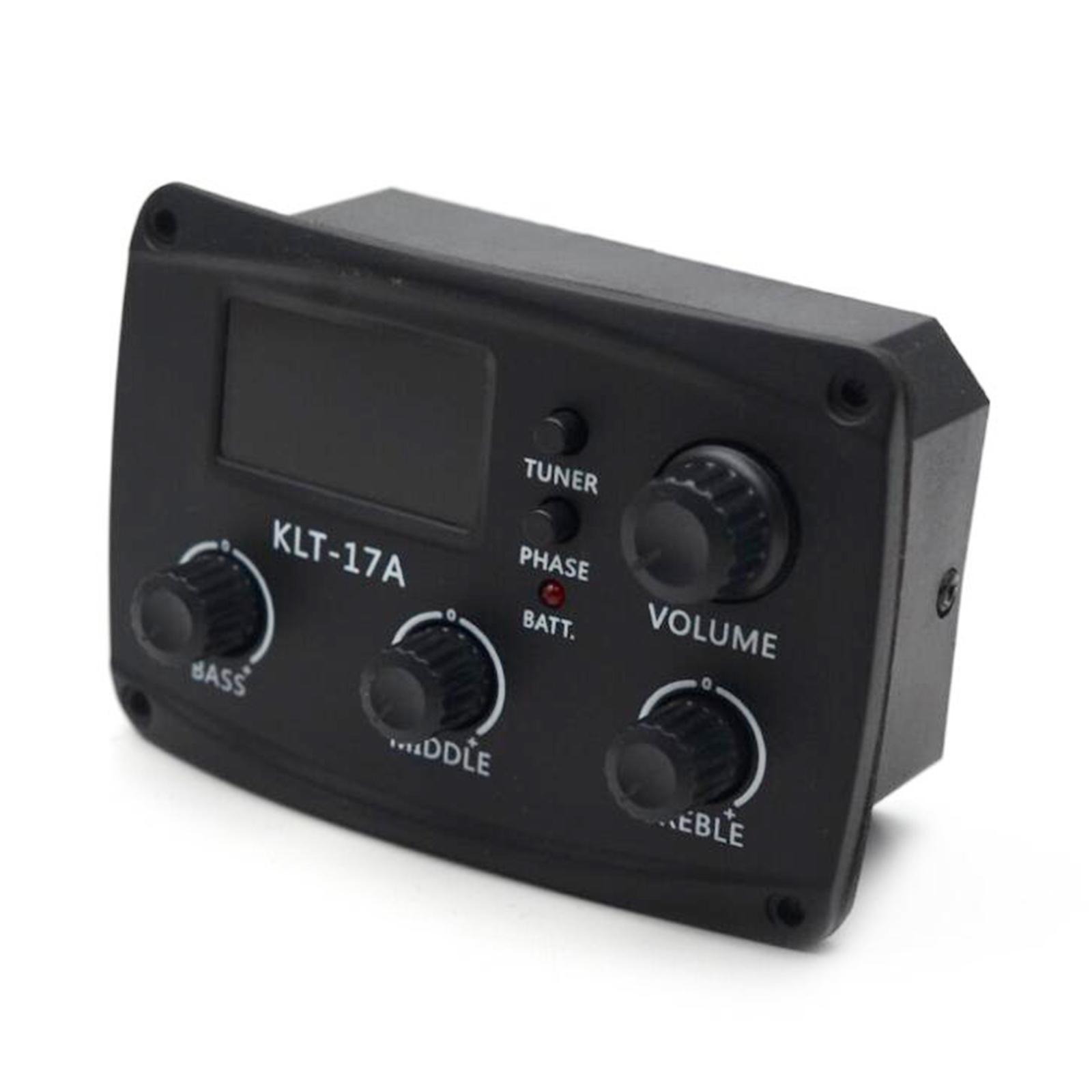 Guitar EQ Equalizer Pickup, Musical Instrument,Equalizer Tuner Piezo Pickup Luthier DIY Parts Guitar Pickup, EQ Equalizer