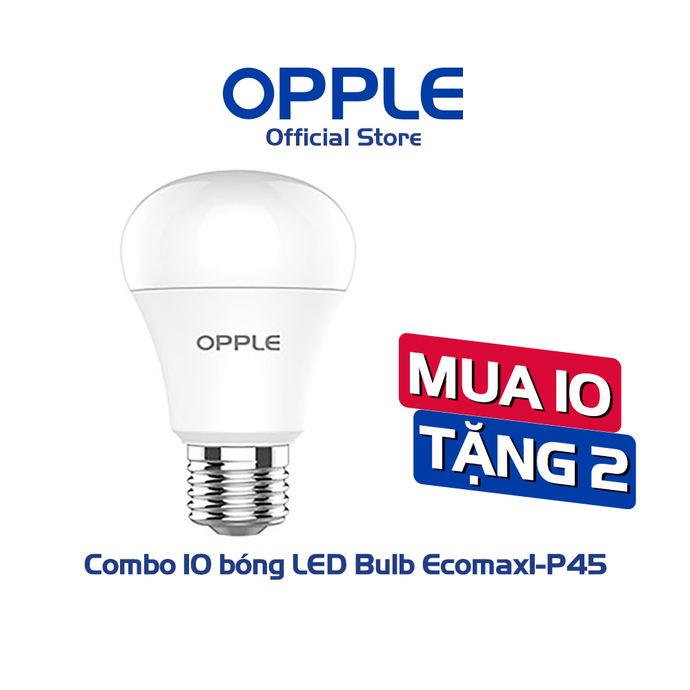 Bóng Đèn OPPLE LED Bulb Ecomax E27 P45-E27-3W- Tiết Kiệm Điện, Tuổi Thọ Cao Lên Đến 20.000 Giờ