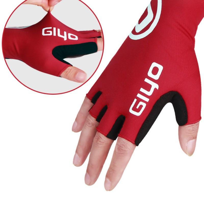 GIYO Màn Hình Cảm Ứng Dài Full Ngón Nửa Ngón Gel Găng Tay Xe Đạp Thể Thao MTB Đường Xe Đạp Đi Xe Đua Nam Nữ Găng Tay Xe Đạp Color: Blue Long Size: S