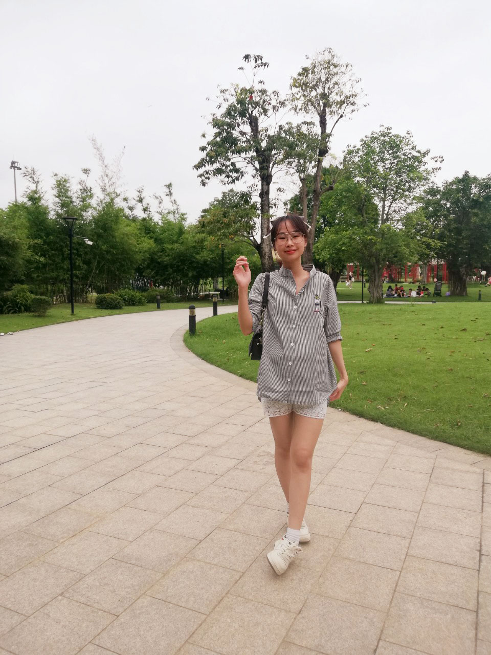 Áo sơ mi bầu kẻ 1805-09