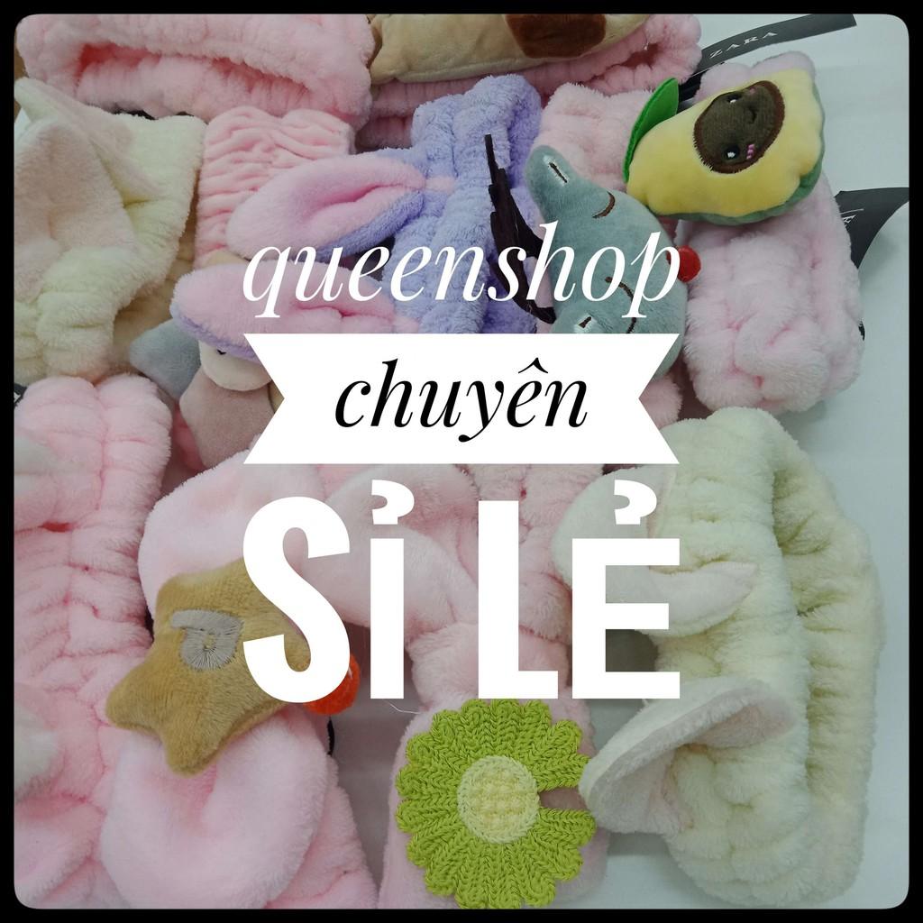 Băng đô cài tóc rửa mặt thiết kế kiểu dễ thương phong cách hàn quốc dành cho nữ Queenshop