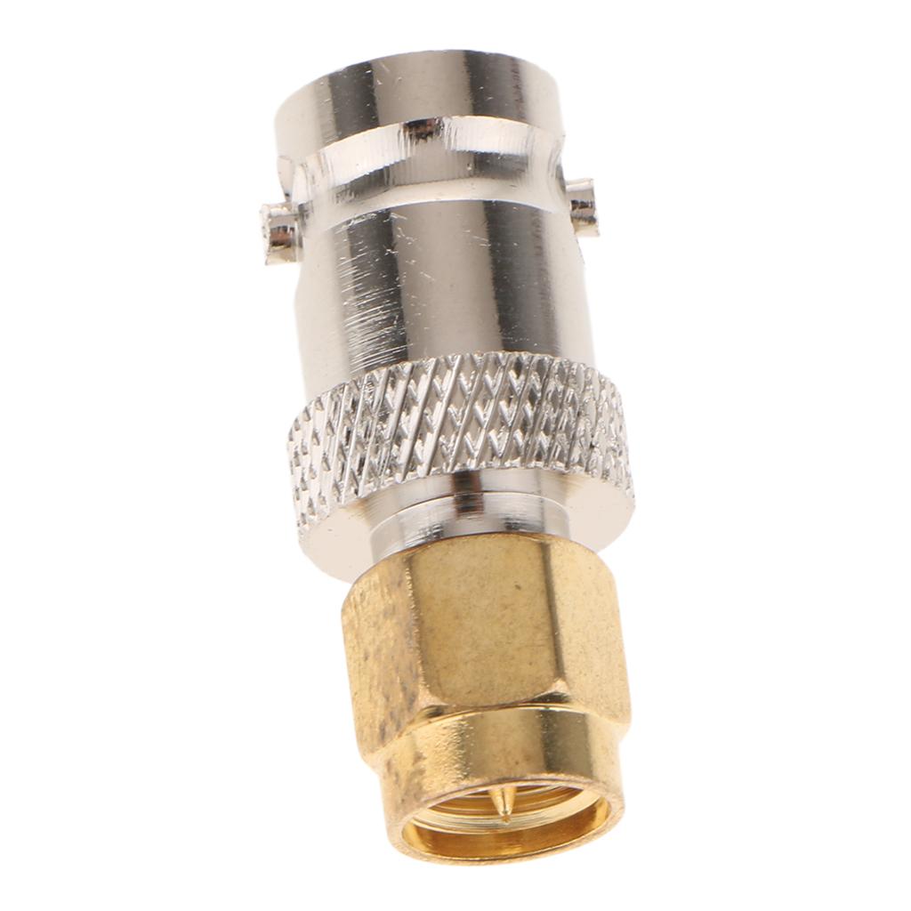SMA Male to BNC Female Kits RF Coaxial Adapter Coax Connector