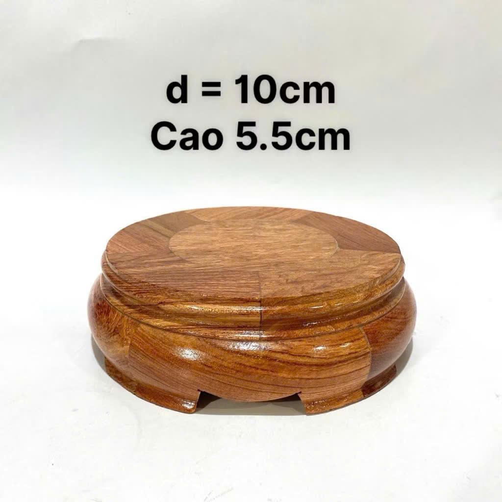 Đế tròn tiện dụng , Đế bát hương (đồ thờ gỗ ,kê bát hương) đế gỗ tròn , đế gỗ chân thấp ( cao 6cm) Trang Trí Nhà Đồng Decor Phòng Decor