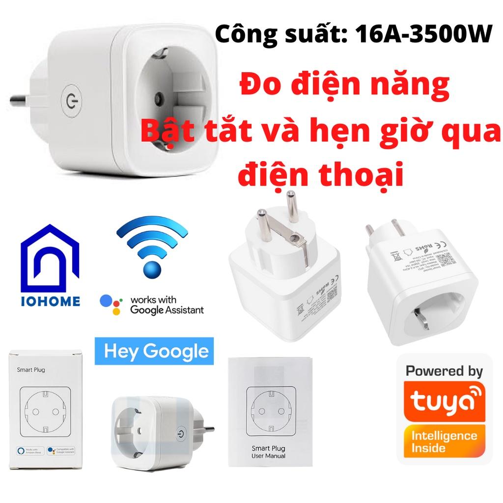 Ổ cắm thông minh Tuya Smart Life có quản lý điện năng công suất 16A/ 3500W