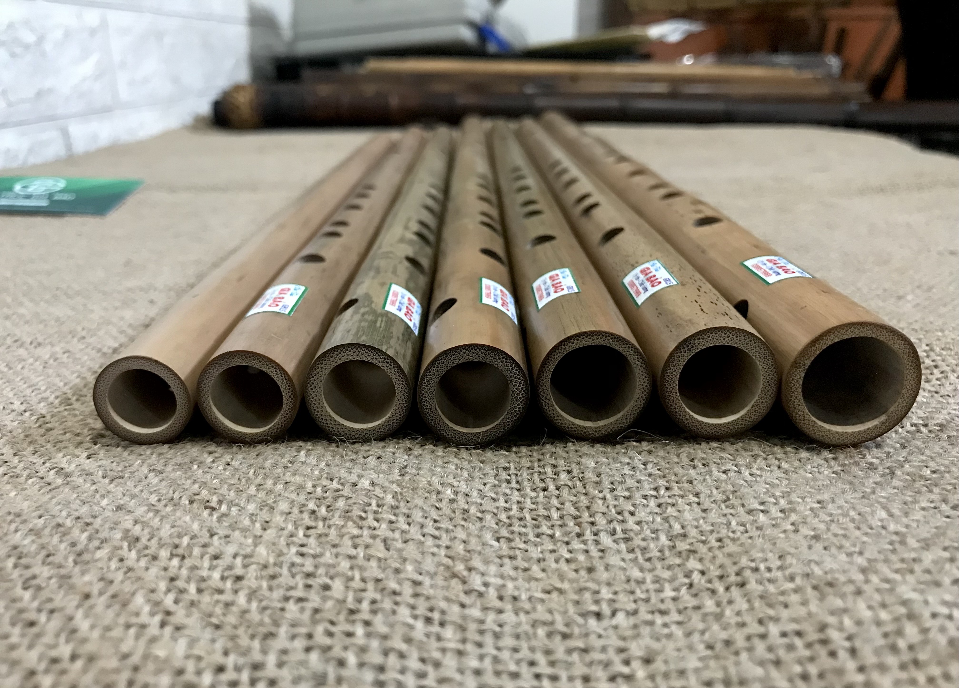 BỘ SÁO 7 CÂY NỨA BẮC CHẤT LƯỢNG BIỂU DIỄN