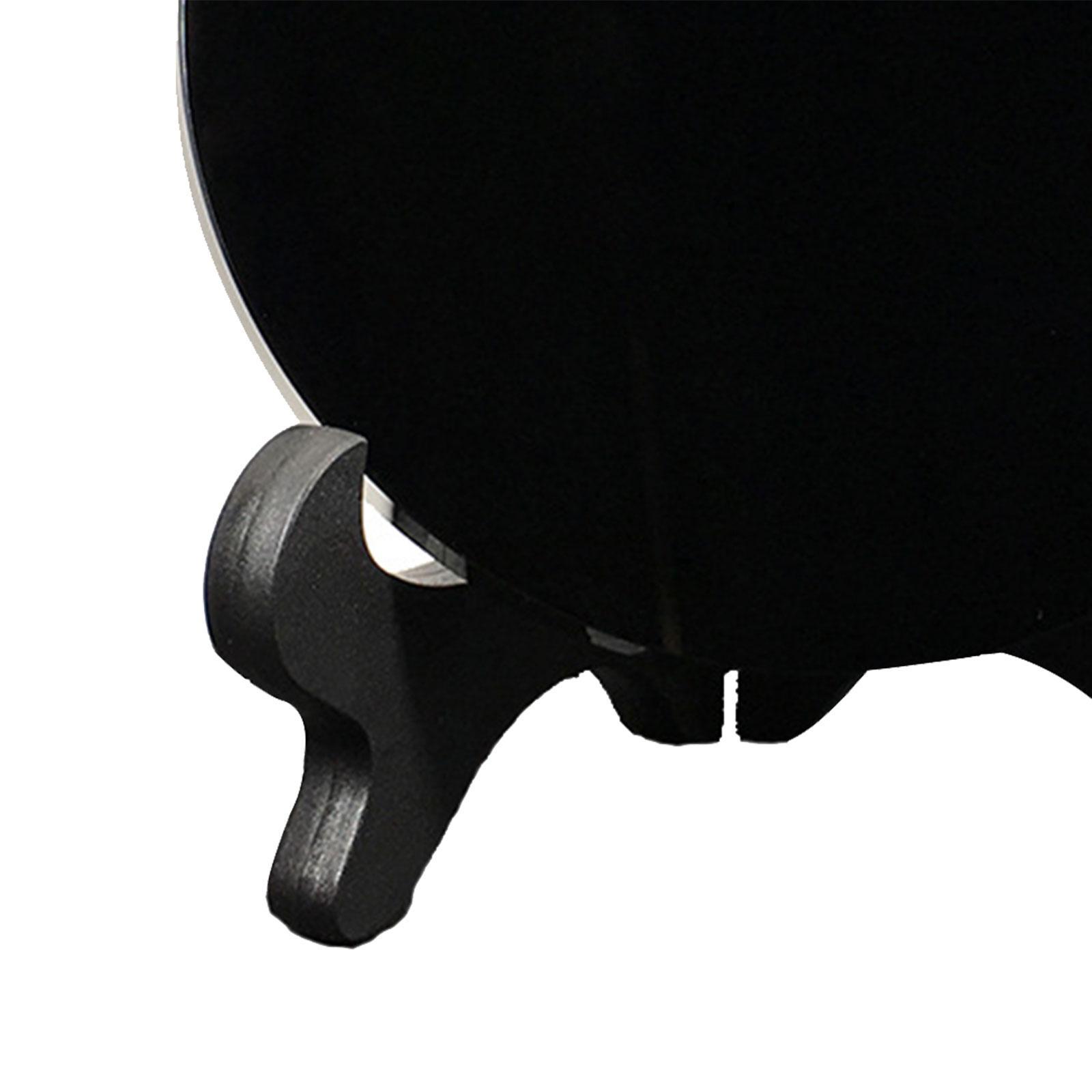 Obsidian Stone Disc Obsidian Pocket Scrying Mirror Crafts Home Desk Decor Augury Meditation Round Plate Flat Disk Circle Disc