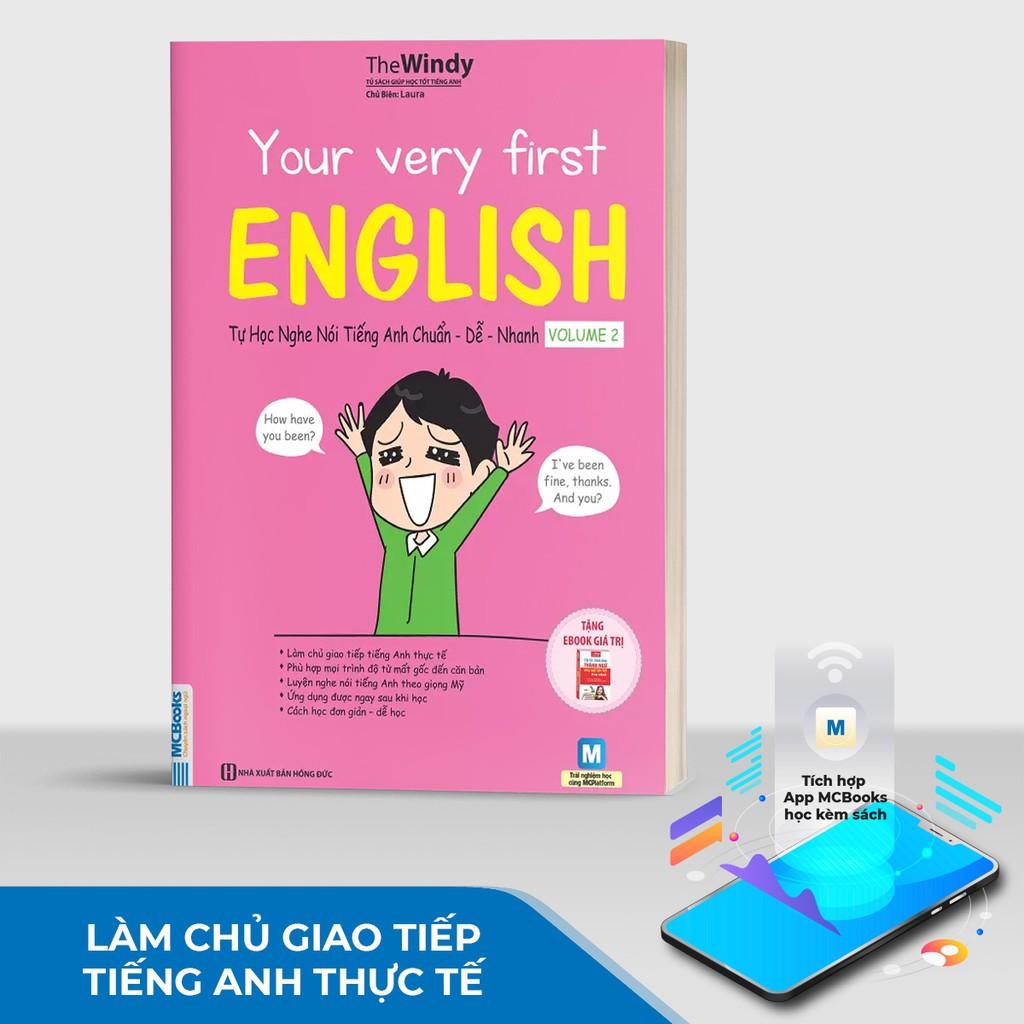 Sách - Your Very First English - Tự Học Nghe Nói Tiếng Anh Chuẩn Dễ Nhanh Volume 2 - Học Kèm App Online