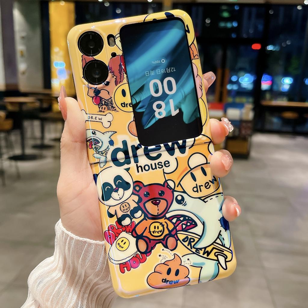 Ốp Lưng Họa Tiết D.R.E.W Cho Oppo FIND N2 FLIP - BUM STORE GALAXY CASE