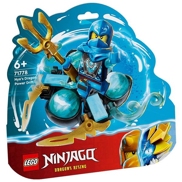 Đồ Chơi Lắp Ráp Con Quay Năng Lượng Rồng Của Nya - Nya's Dragon Power Drift - Lego Ninjago 71778 (57 Mảnh Ghép)