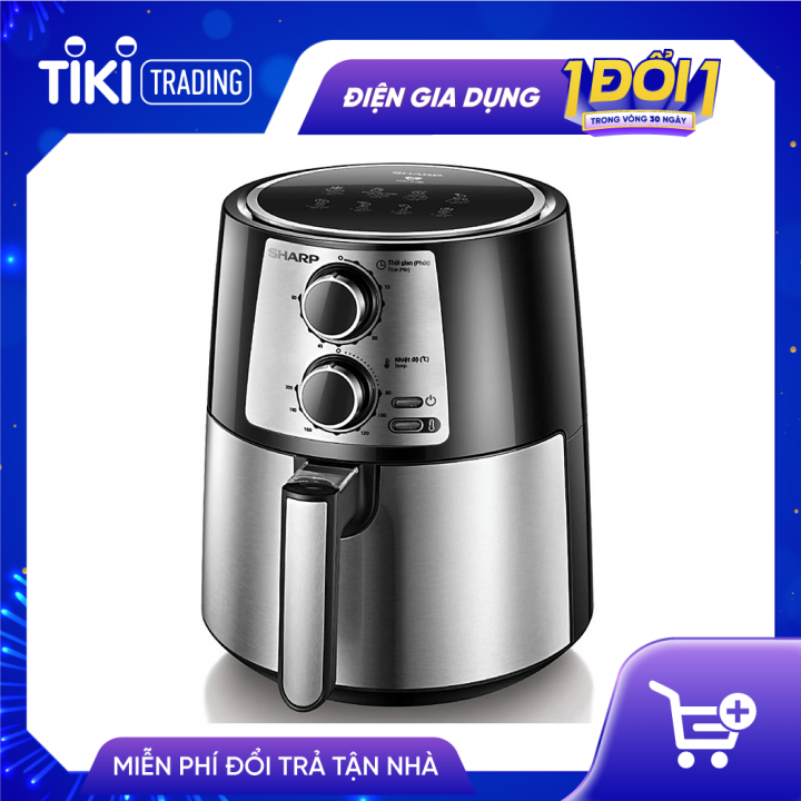 Nồi Chiên Không Dầu Sharp KF-AF42MV-ST – Hàng Chính Hãng