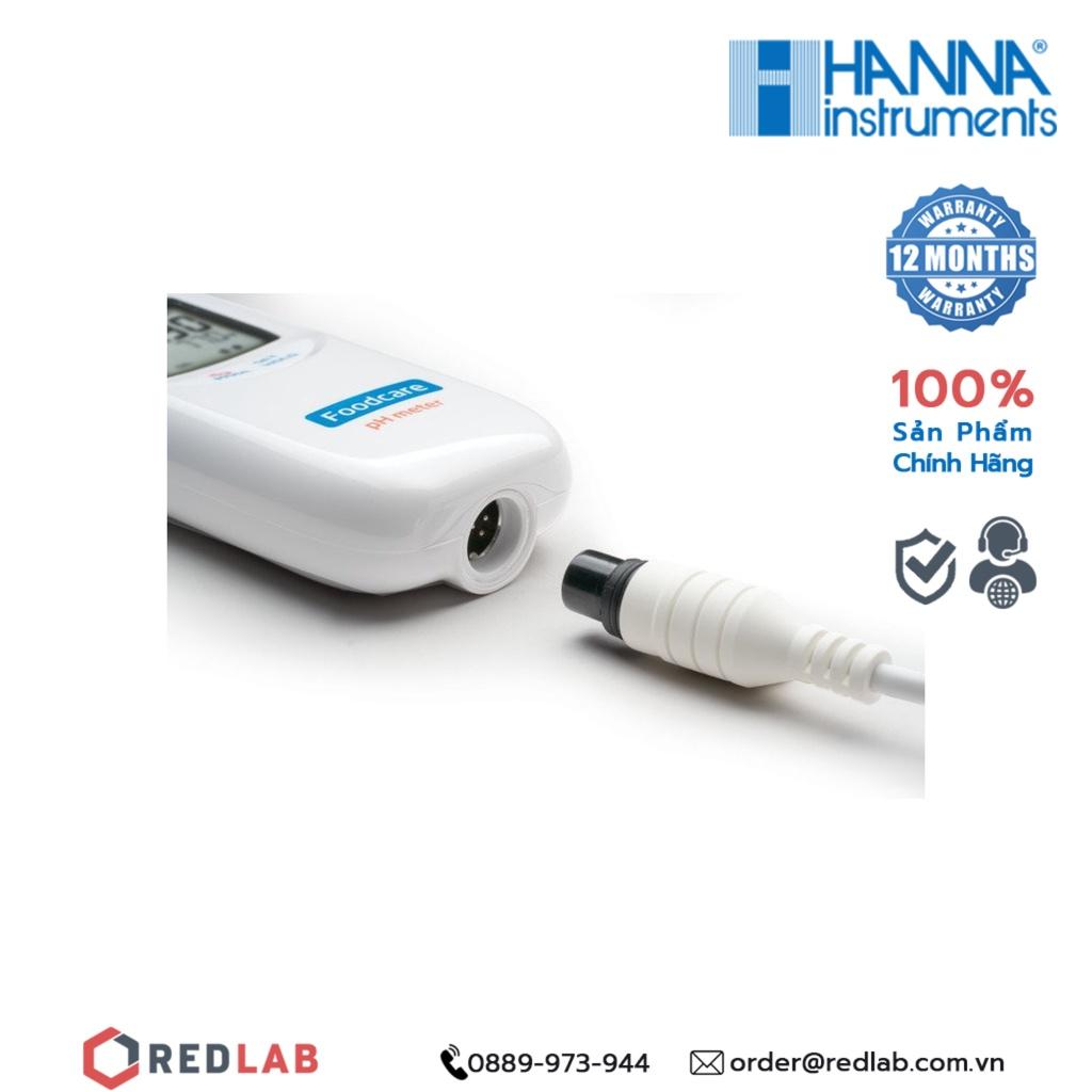 Máy đo nhiệt độ/pH trong thịt Hanna HI99163