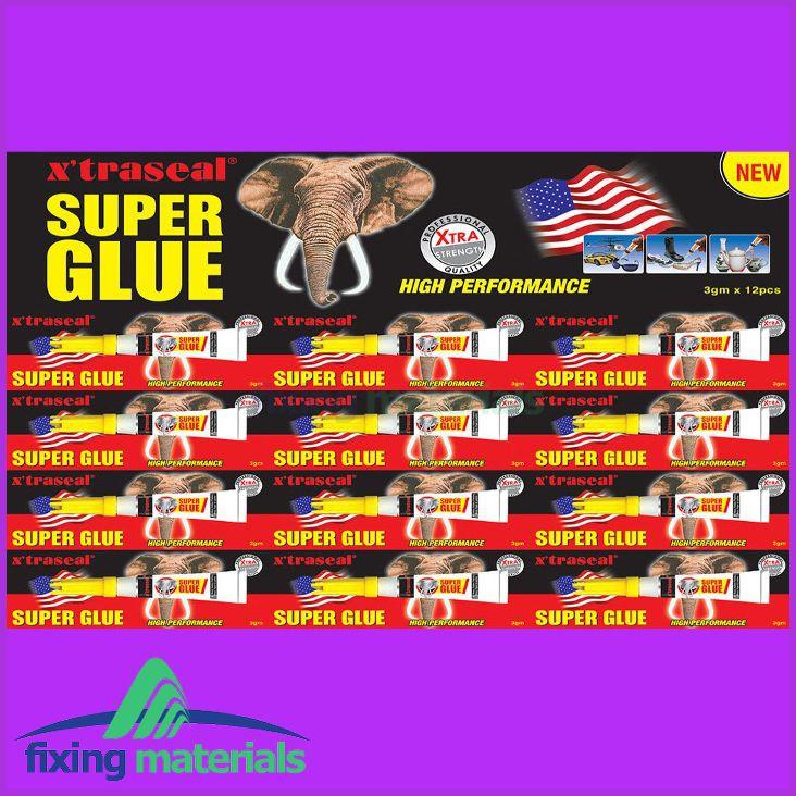 Bộ 10 vĩ keo con voi Super Glue, (SX tại Malaysia)