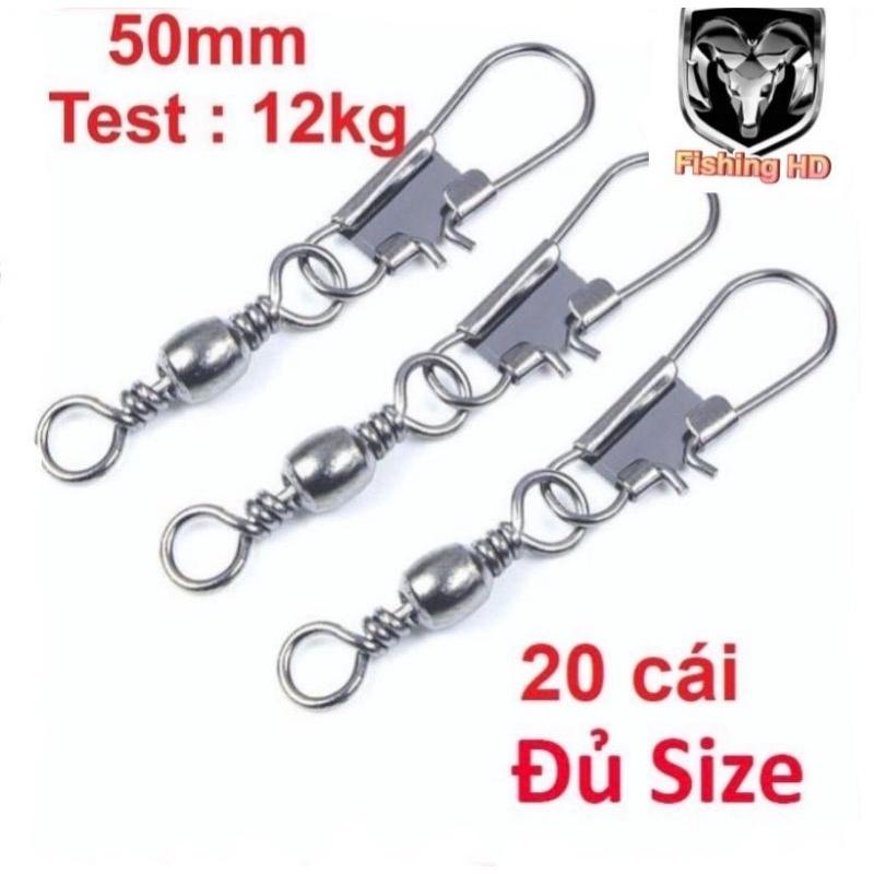 Khóa Link Câu Cá Khóa Link Chống Xoắn Chịu Tải Lớn Siêu Rẻ PK1 đồ câu FISHING_HD