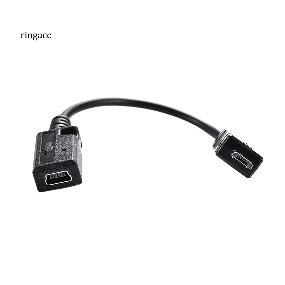 2 Cáp Chuyển Đổi 5 Pin Micro Usb Đực Sang Mini Usb Female