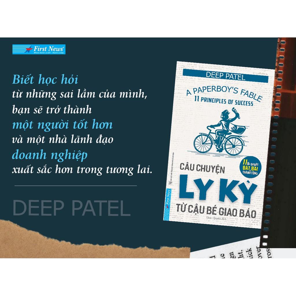 Sách - Combo Câu Chuyện Ly Kỳ Từ Cậu Bé Giao Báo + Dám Nghĩ Lớn  - First News