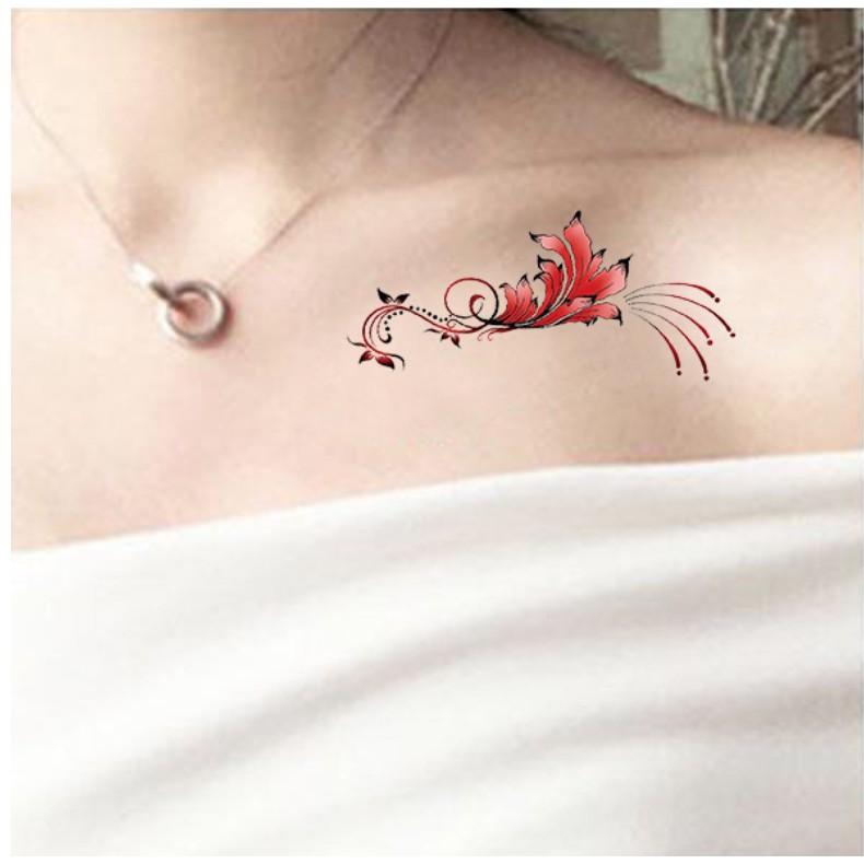 Hình xăm dán hoa bỉ ngạn BM-12 10x6cm_ mua 5 tấm tặng 1 tattoo