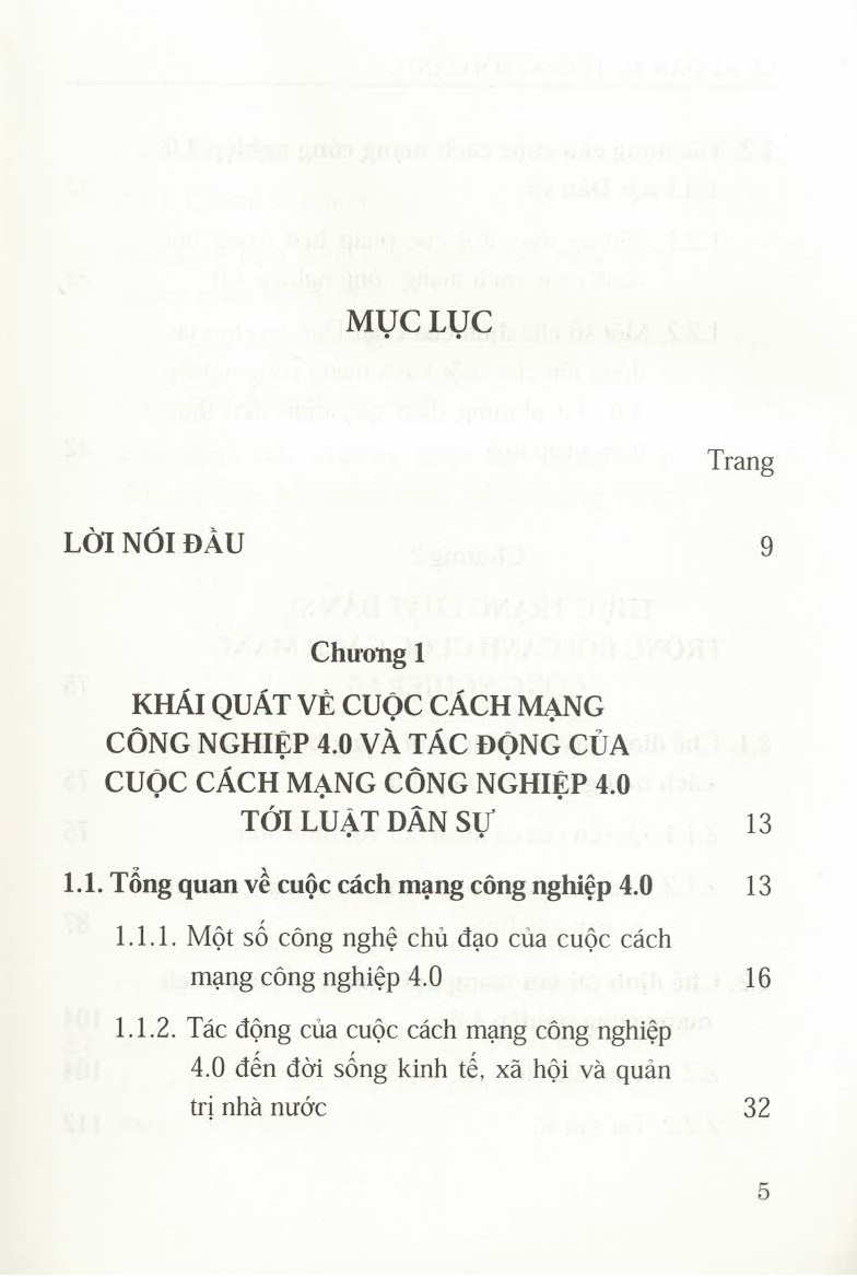 Luật Dân Sự Trong Bối Cảnh Cuộc Cách Mạng Công Nghiệp 4.0 (Sách chuyên khảo)