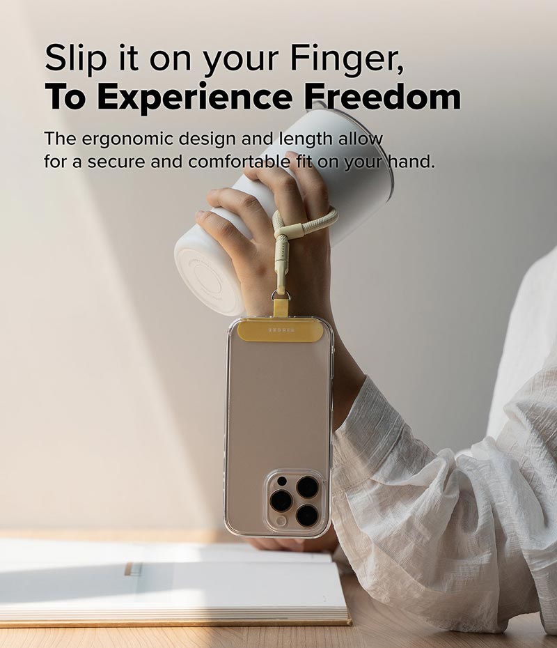Dây đeo điện thoại RINGKE Holder Link Flow Finger Ring Strap - Hàng Chính Hãng
