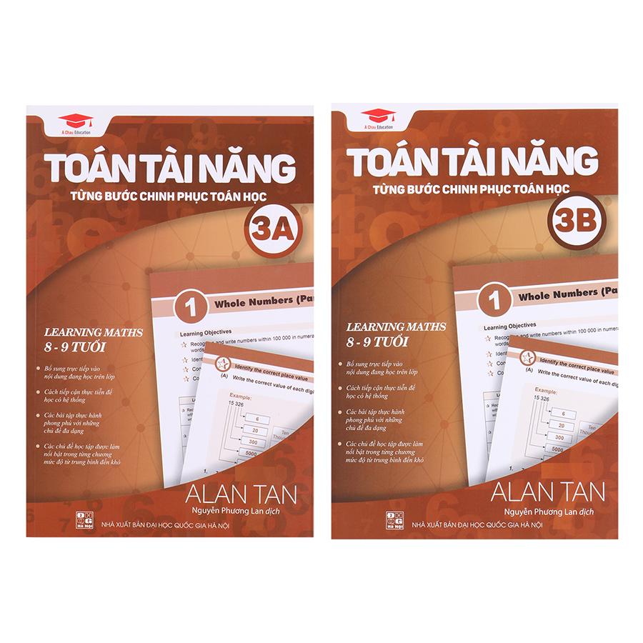 Sách: Toán Tài Năng 3 - Toán lớp 3  Bộ 2 cuốn