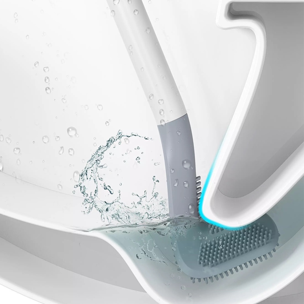 Chổi Cọ Toilet Thông Minh Silicon - Chổi Cọ Rửa Nhà Vệ Sinh