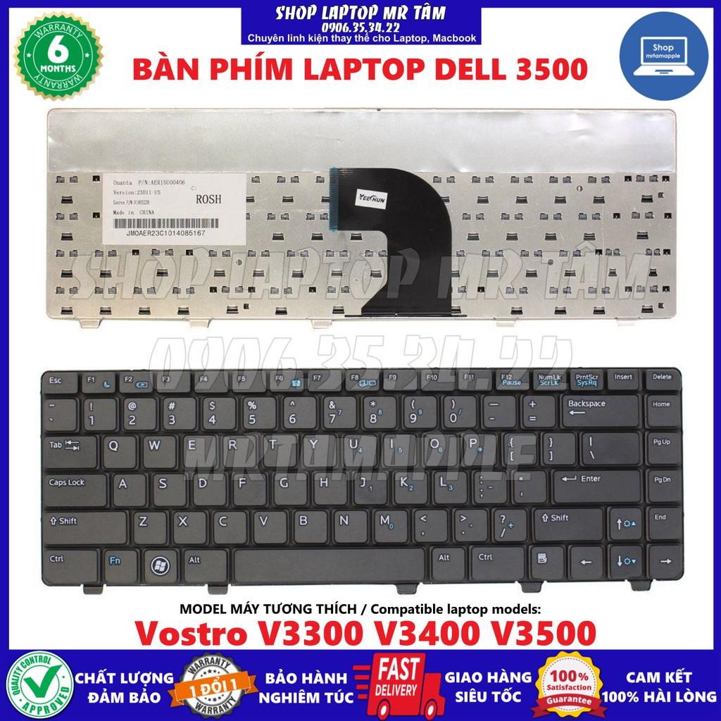 (KEYBOARD) BÀN PHÍM LAPTOP DELL 3500 dùng cho Vostro V3300 V3400 V3500