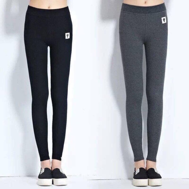 Quần legging MÈO lót lông cực ấm