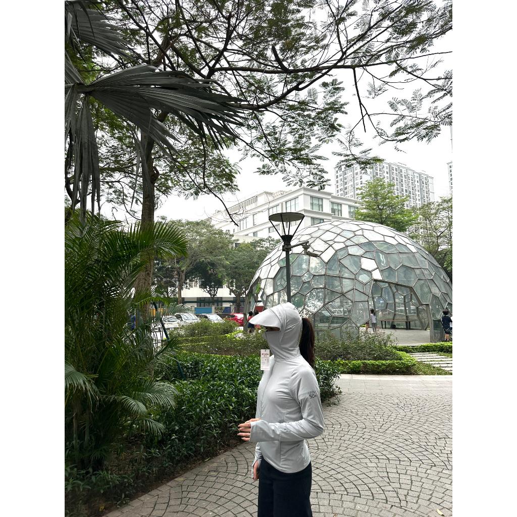 Áo nắng nữ vành rộng mũ lưỡi trai tháo rời 3M OSAKA nữ 2 lớp cao cấp dày dặn chống tia UV