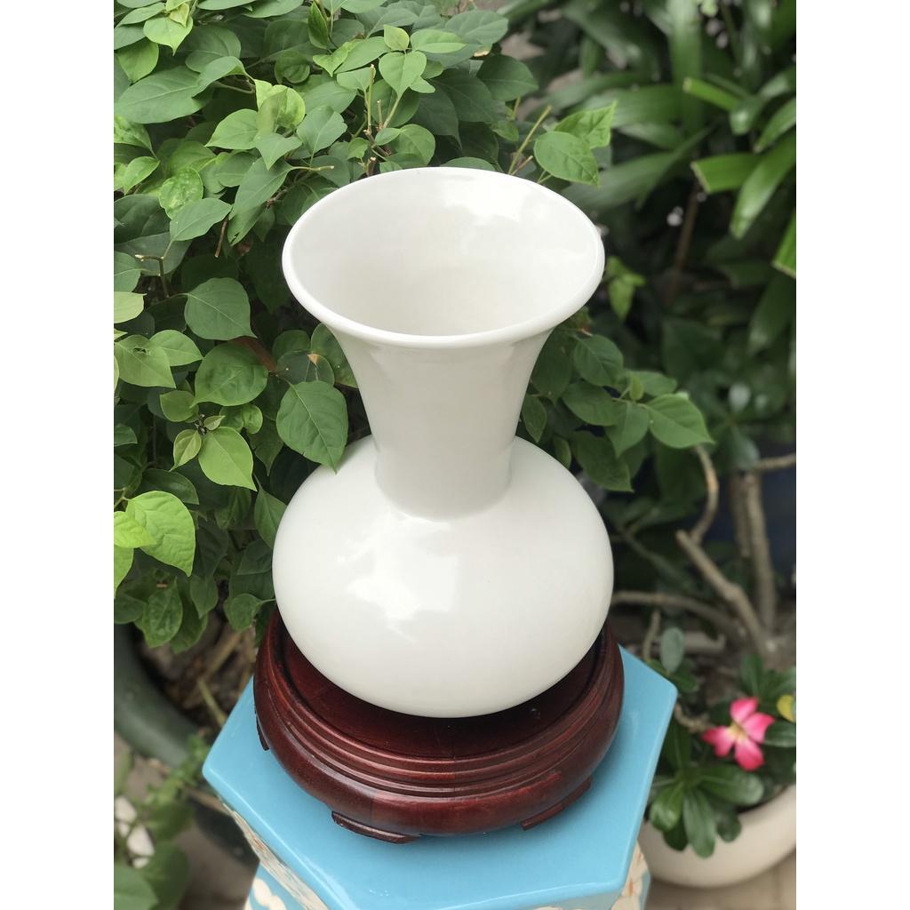 BÌNH HOA GỐM SỨ XUẤT KHẨU TRANG TRÍ DECOR BÌNH CẤM HOA XK09
