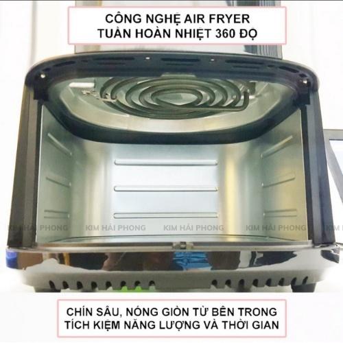 Nồi chiên không dầu DAICHIPRO DCP-A9 9 lít, bếp chiên chính hãng công nghệ Rapid Air - Hàng chính hãng