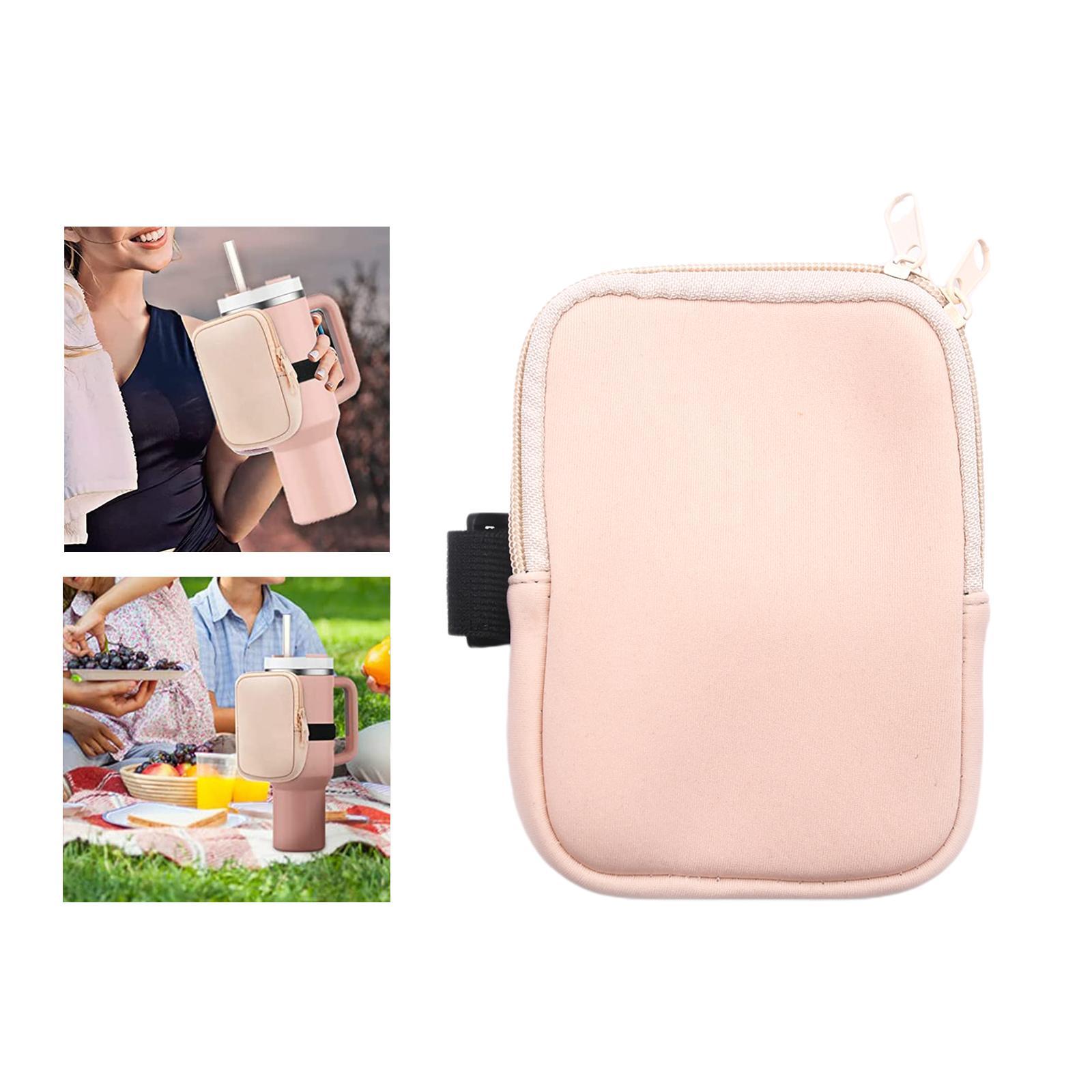 Tumbler Pouch Armband Bag Anti Slip Water Bottle Pouch for Women Men Camping