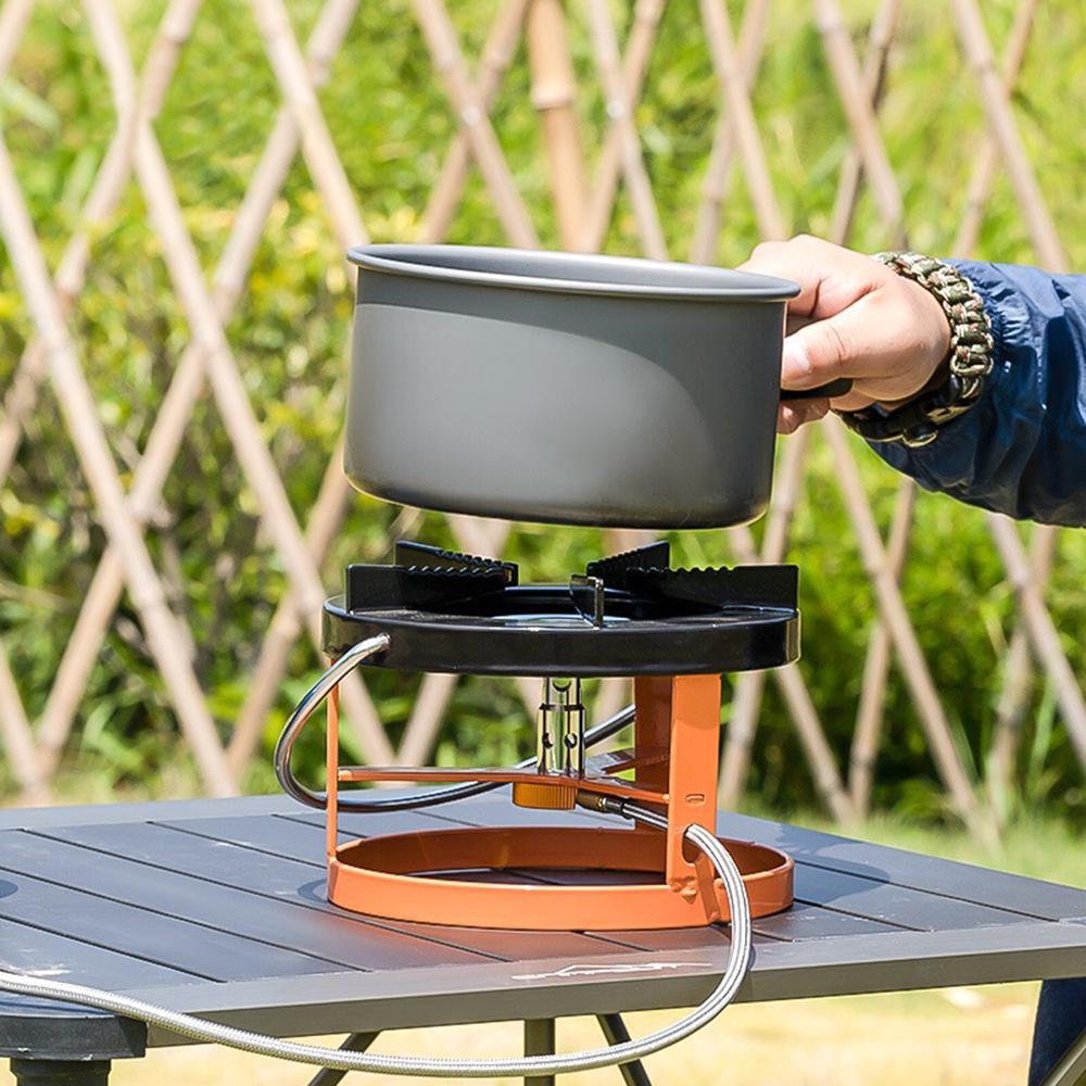 2700W Camping Gas Stove Portable Outdoor Cooking Stove Gas Burner Mobile Kitchen for Camping Hiking Backpacking Picnic