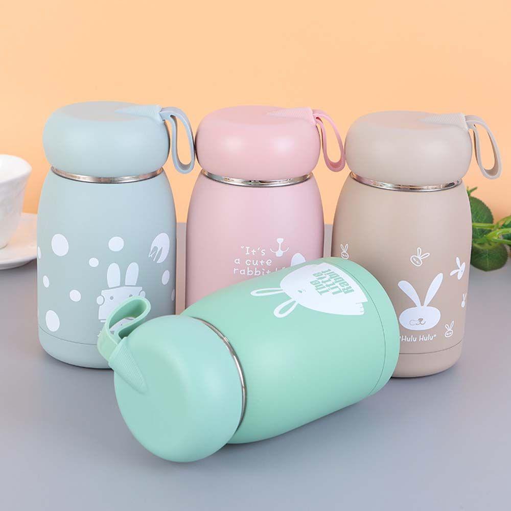 350ML Cách Nhiệt Chân Không Nước Thép Không Gỉ Nhiệt Cup Dành Cho Trẻ Em Học Sinh ĐI HỌC Nhiệt Cốc Hoạt Hình Tumbler Bình