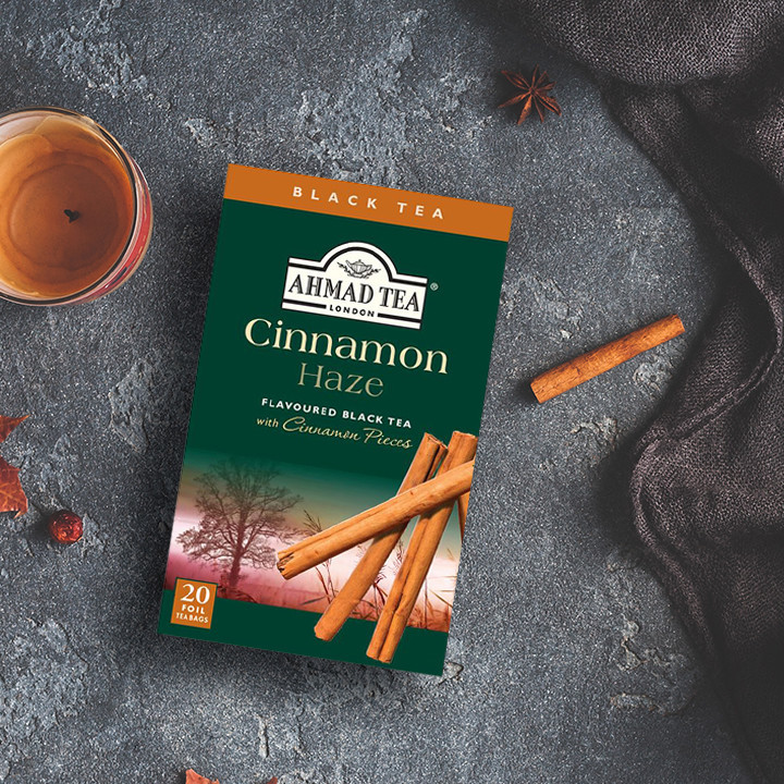 TRÀ AHMAD ANH QUỐC - QUẾ (40g) - Cinnamon Haze - Thức uống hoàn hảo trong những ngày lạnh