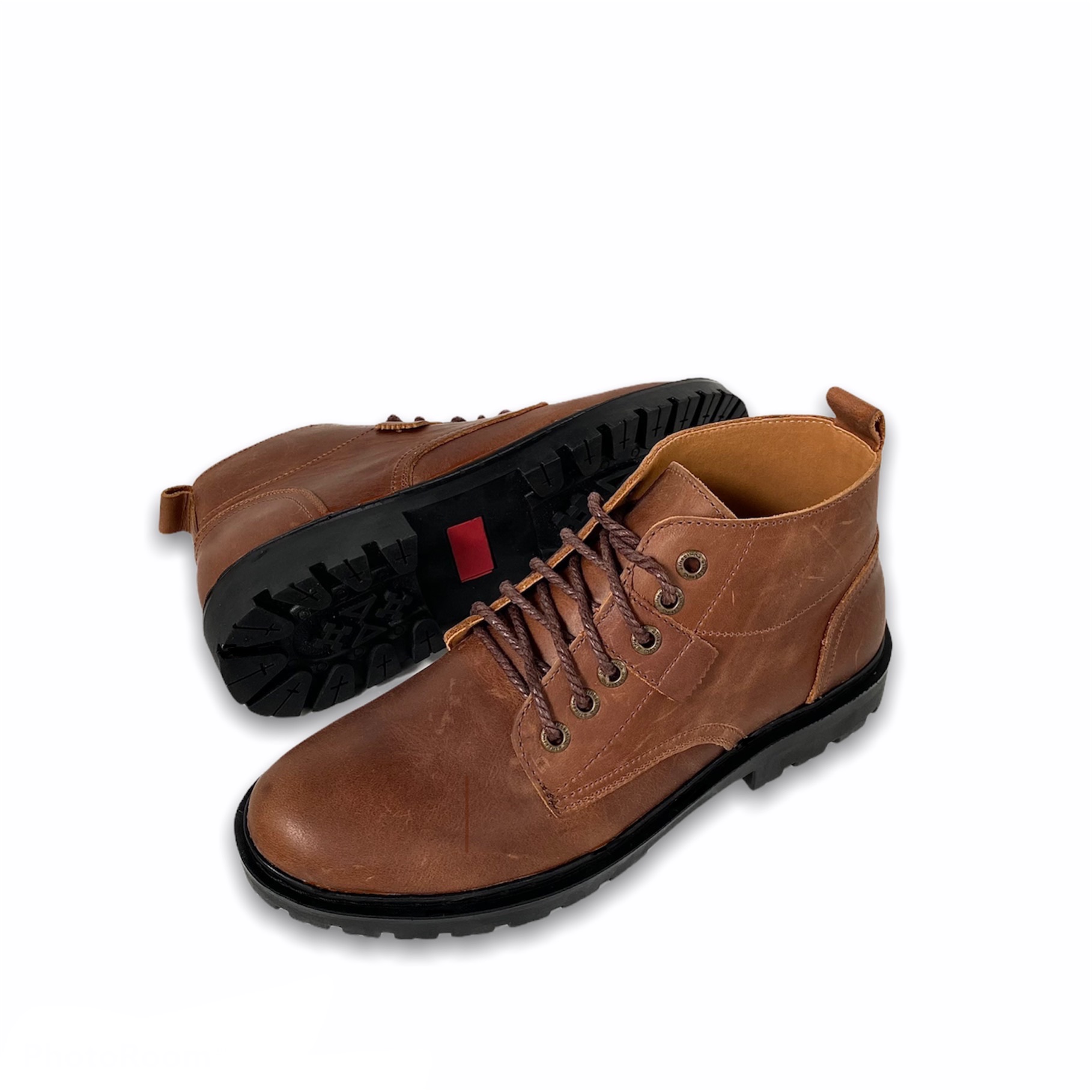 Giày da bò cổ lửng nam TEFOSS HN611 cá tính, bụi bặm size 38-44