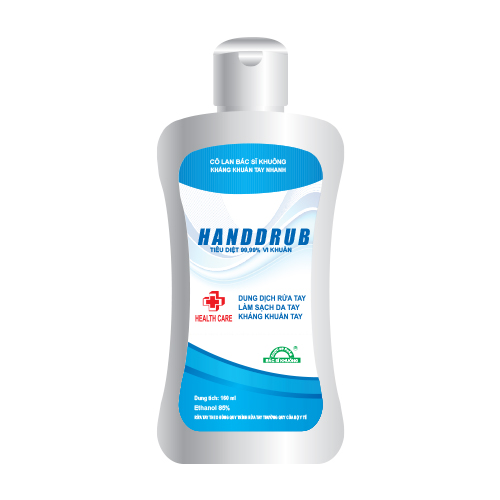 Nước rửa tay khô y tế HANDDRUB Bác Sĩ Khuông 160 ml