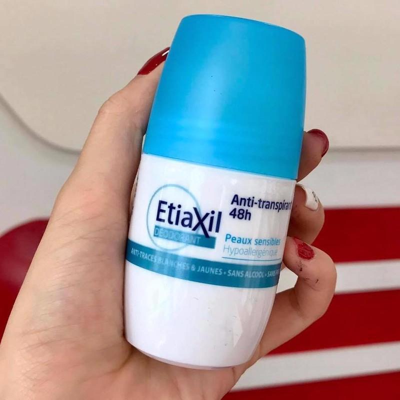 Lăn Khử Mùi Hàng Ngày Etiaxil Deodorant Anti Transpirant 48h 50ml + Tặng 1 Lưới Tạo Bọt Rửa Mặt