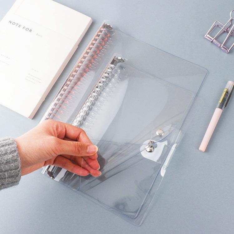 Bìa dẻo còng nhựa màu size B5 26 lỗ dùng để chứa giấy refill làm sổ hoặc đựng sheet
