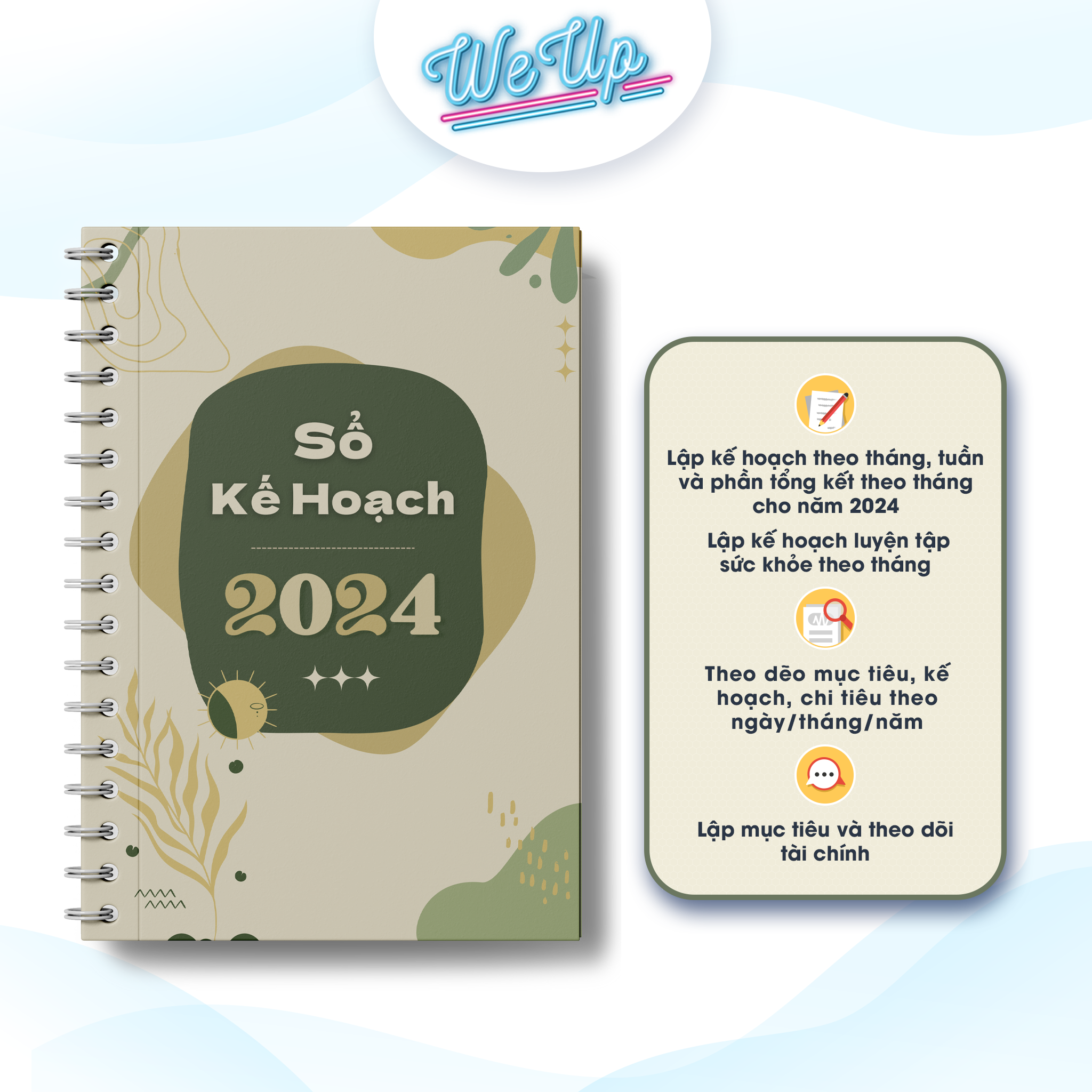 Combo 3 cuốn: Sách Tự to tài chính trước tuổi 35 + Sổ kế hoạch 2024 + Sổ tay tài chính cá nhân