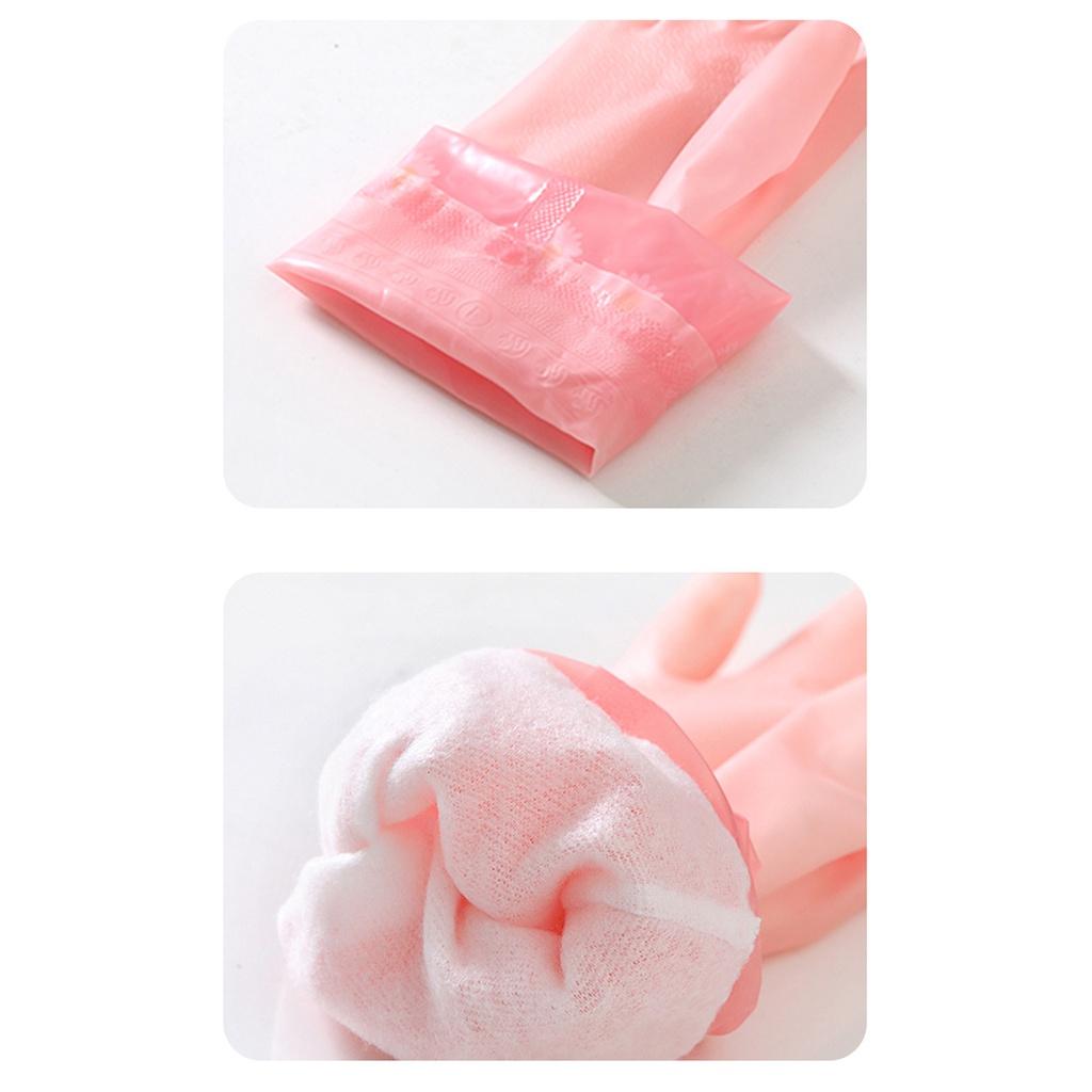 GANG TAY CAO SU CHỐNG THẤM HOA CÚC DỄ THƯƠNG SIÊU ĐẸP, SIÊU DAI LOẠI DÀI 46CM